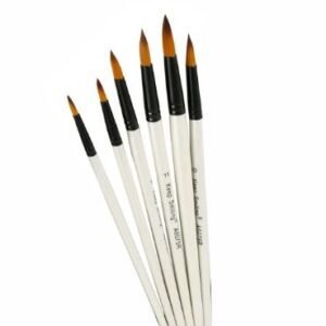 Keep Smiling Round Paint Brushes-Set of 12