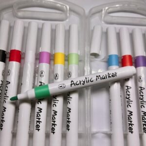 Alternative view of Acrylic Markers (Keep Smiling)-Set of 12 Colors