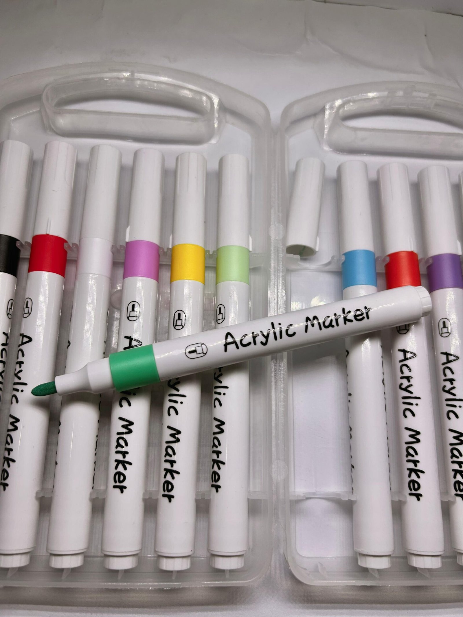 Acrylic Markers (Keep Smiling)-Set of 12 Colors - Image 2
