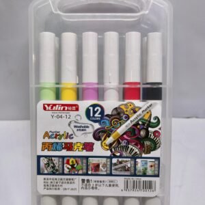 Acrylic Markers (Keep Smiling)-Set of 12 Colors
