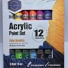 Acrylic Paint (Keep Smiling)-Set of 12 colors/30ml