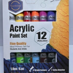 Acrylic Paint (Keep Smiling)-Set of 12 colors/30ml