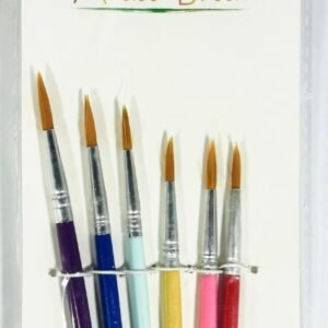 Round Paint Brushes-Pack of 6