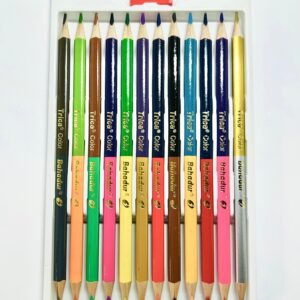 Alternative view of Bahadur Trica Color Pencils-Pack of 12 (24 bicolor)