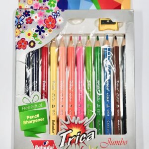 Bahadur Trica Jumbo Color Pencil-Pack Of 12