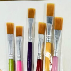 Alternative view of Flat Paint Brushes-Pack of 6