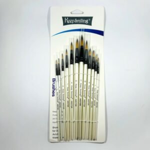 Alternative view of Keep Smiling Round Paint Brushes-Set of 12