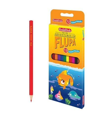 Goldfish Colour Pencil 12Pcs Full Size