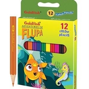 Goldfish Colour Pencil 12Pcs Half Size