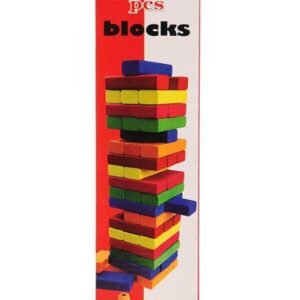 Alternative view of Large JENGA Game with Wooden Blocks, Stacking Tower Game, 54Pcs