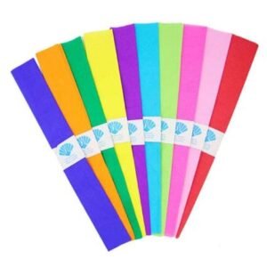 Crepe Paper Single Sheet in Different Colors