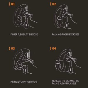 Alternative view of Automatic Counting Hand Gripper – Extra Adjustable Resistance