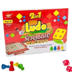 Ludo & Scrabble Showdown 2-in-1 Board Game Set