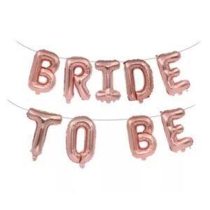 BRIDE TO BE - Foil Balloon Set