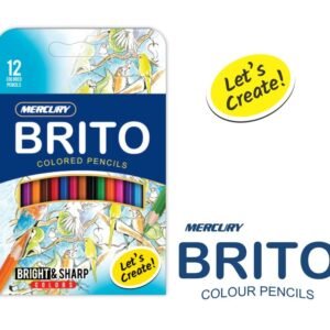 BRITO Color Pencils Pack of 12 Half