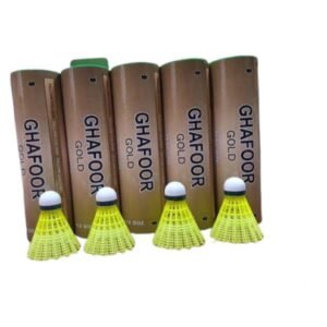 Alternative view of Ghafoor Gold Nylon Shuttlecocks - Pack of 6