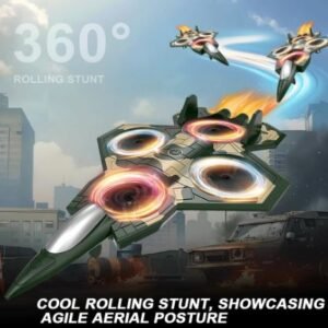 Alternative view of RC CYCLONE STUNT DRONE/AIRPLANE (SKY- OVERLOAD)